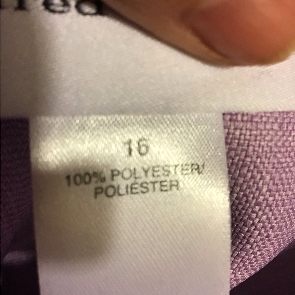 Alfred Dunner Women's Lavender button Waist Straight Skirt Size 16 NWOT - Picture 15 of 16